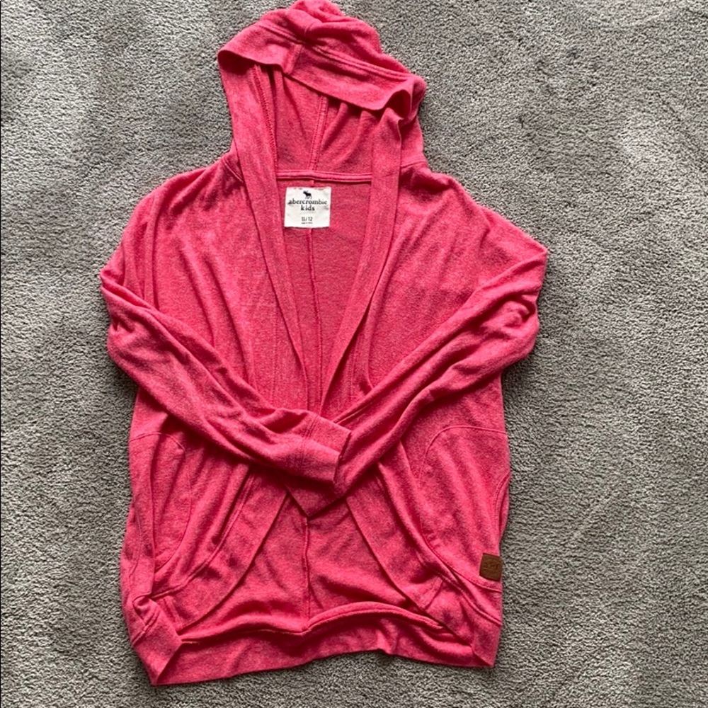Girls Abercrombie Kids Pink Cardigan